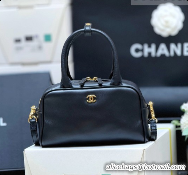 Buy Discount Chanel Clutch with Leather Strap in Calfskin AP5528 Black 2026