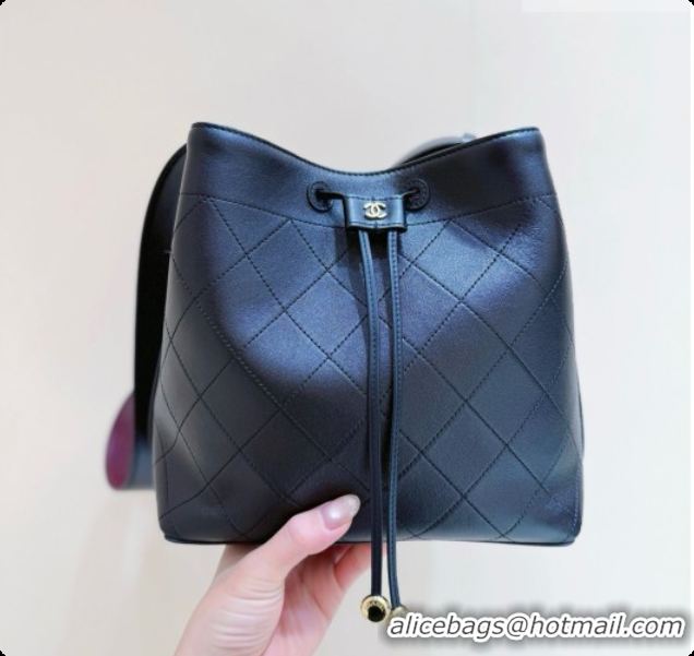 Affordable Price Chanel Small Bucket Bag AS6584 Black 2026