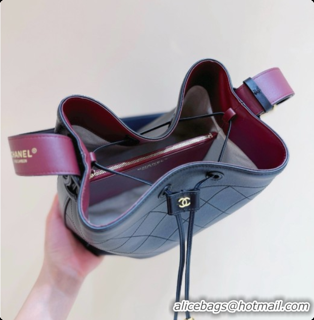 Affordable Price Chanel Small Bucket Bag AS6584 Black 2026