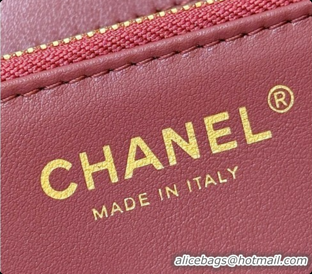 Duplicate Chanel Small Bucket Bag AS6584 Brown Suede 2026