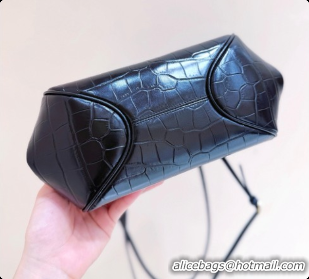 Most Popular Chanel Clutch with Leather Strap in Black Crocodile Embossed Calfskin AP5360 2026
