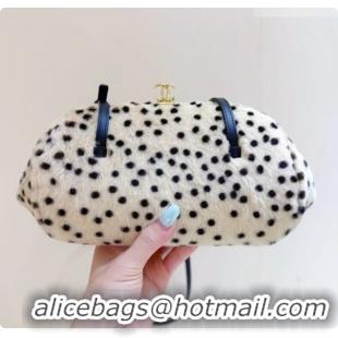 New Style Chanel Clutch with Leather Strap AP5360 Beige 2026