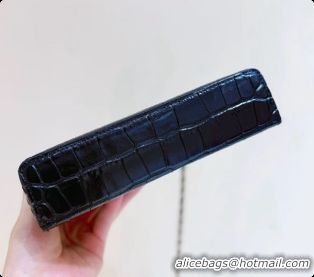 Buy Duplicate Chanel Vanity with Chain in Crocodile Embossed Calfskin AP5346 Black 2026