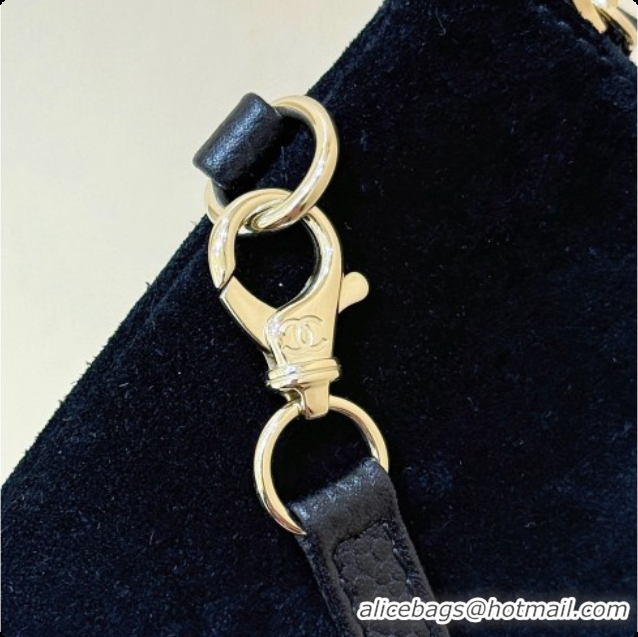 Cute Chanel Shopping Bag in Grained Calfskin AS6090 Black 2026