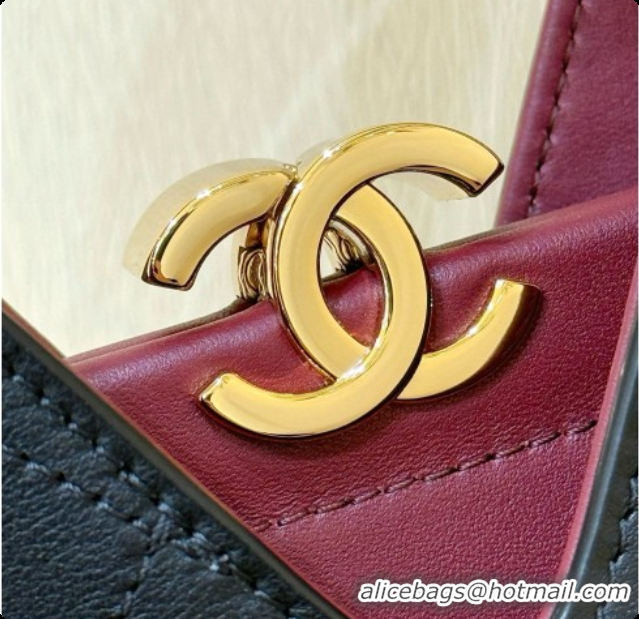 Low Cost Chanel Calfskin Tote Bag AS6392 Black 2026