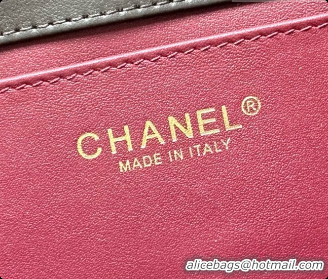 Pretty Style Chanel Flap Bag in Coffee Brown Suede Leather 2026 AS6577