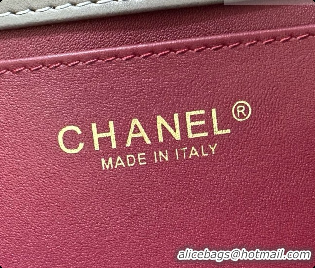 Top Grade Chanel Flap Bag in Dark Grey Suede Leather 2026 AS6577