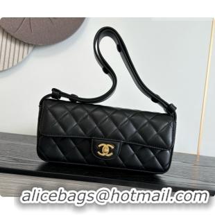Grade Quality Chanel Flap Bag in Black Lambskin Leather 2026 AS6577