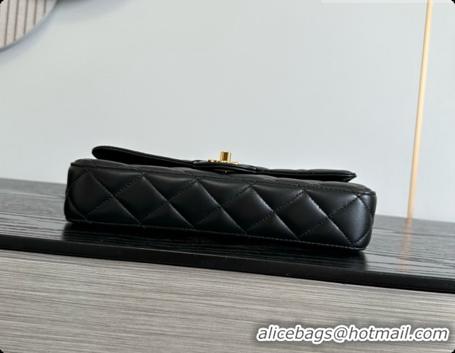 Grade Quality Chanel Flap Bag in Black Lambskin Leather 2026 AS6577