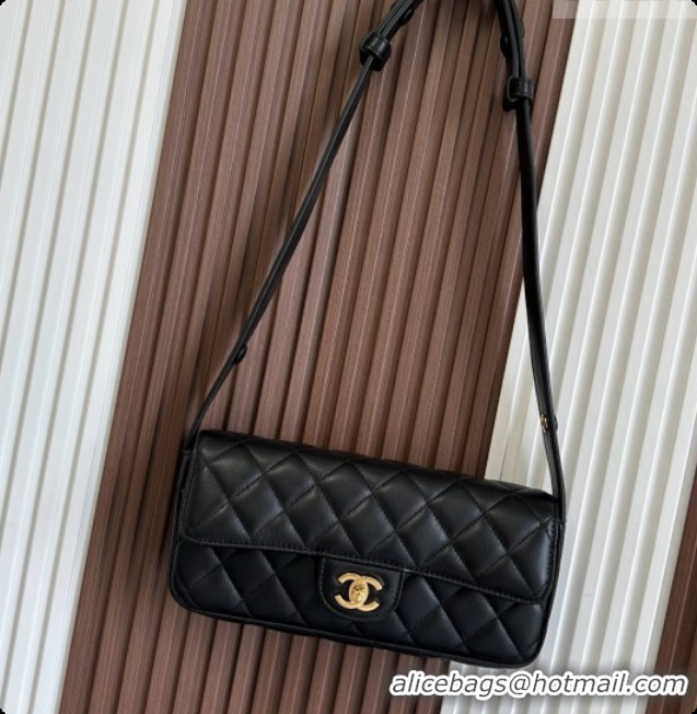 Grade Quality Chanel Flap Bag in Black Lambskin Leather 2026 AS6577