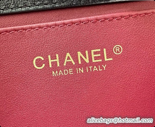 Grade Quality Chanel Flap Bag in Black Lambskin Leather 2026 AS6577