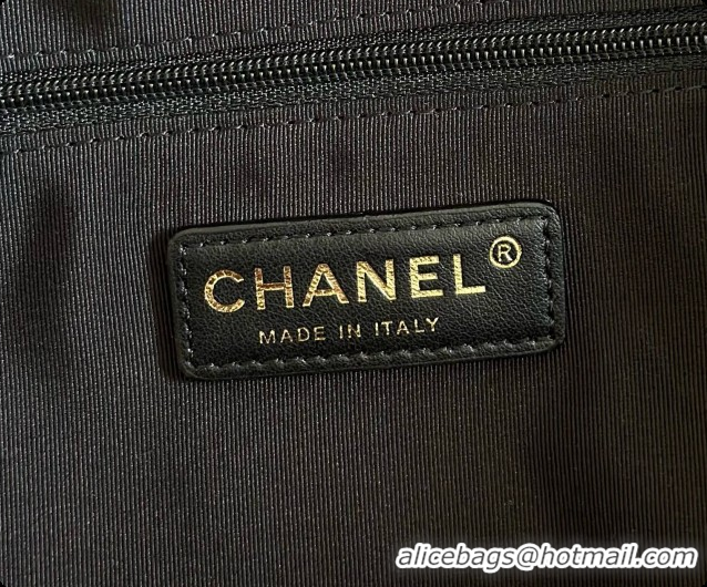 Unique Style Chanel Small Tote Bag in Suede Calfskin and Lambskin AS5634 Black/Burgundy 2026