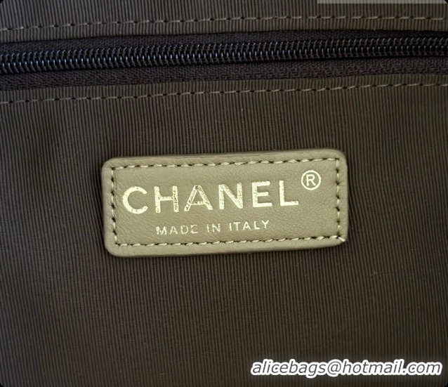 Purchase Chanel Small Tote Bag in Suede Calfskin and Lambskin AS5634 Apricot Brown 2026