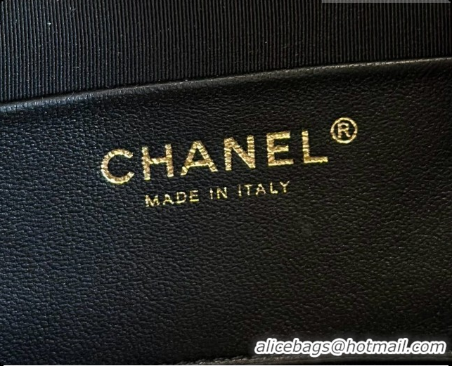 Best Grade Chanel Mini Tote Bag in Suede Calfskin and Lambskin 6633 Black/Brown 2026