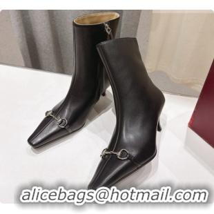 Buy Luxury Gucci Vittoria Bootie in Black nappa leather 5.5cm Heel 865516 2026