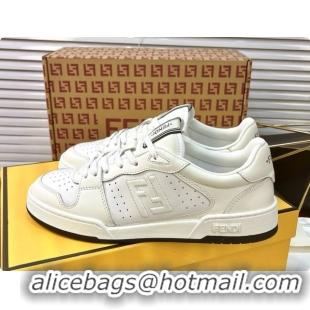 Luxurious Fendi Match Sneakers in Calfskin F091767 White 2026