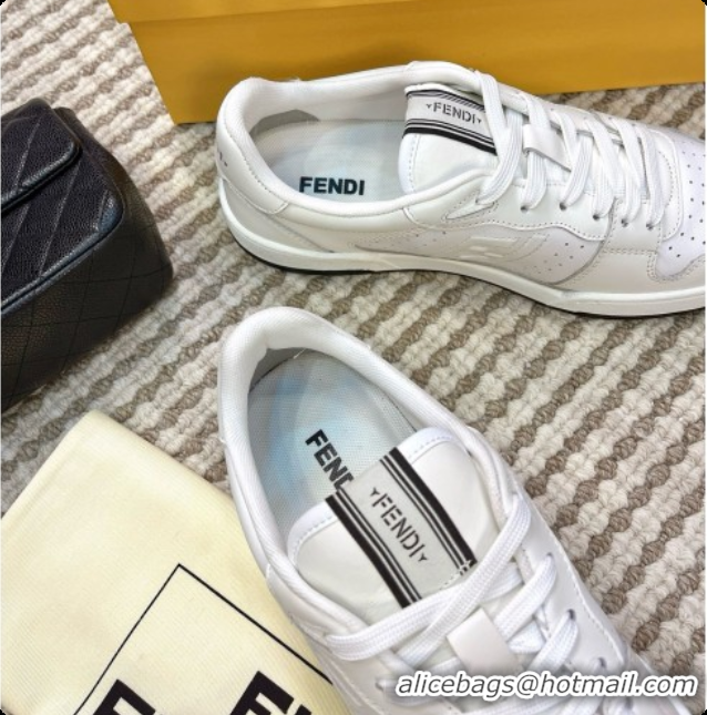 Luxurious Fendi Match Sneakers in Calfskin F091767 White 2026