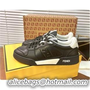  Good Looking Fendi Match Sneakers in Calfskin F091768 Black 2026