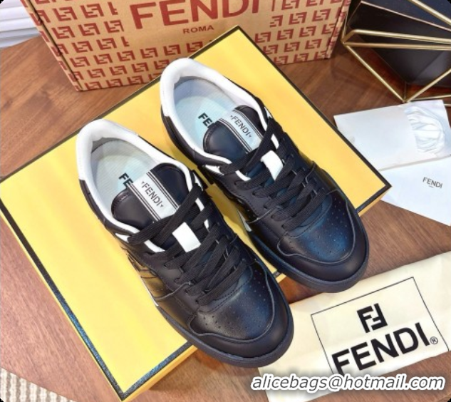  Good Looking Fendi Match Sneakers in Calfskin F091768 Black 2026