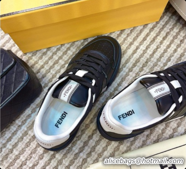  Good Looking Fendi Match Sneakers in Calfskin F091768 Black 2026