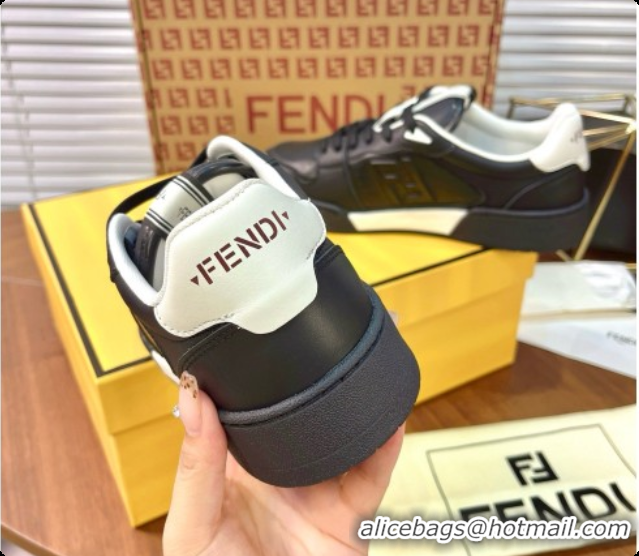  Good Looking Fendi Match Sneakers in Calfskin F091768 Black 2026