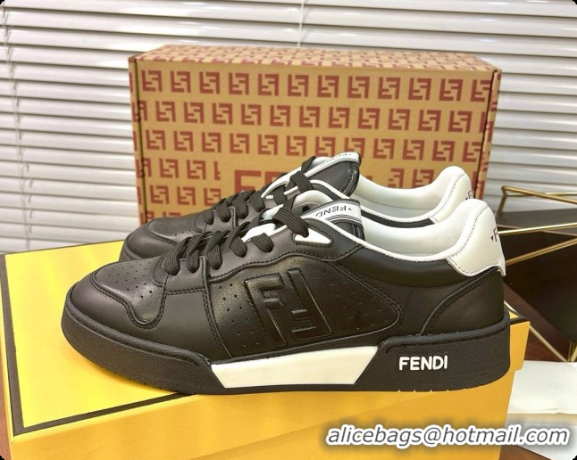  Good Looking Fendi Match Sneakers in Calfskin F091768 Black 2026