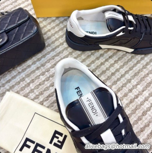  Good Looking Fendi Match Sneakers in Calfskin F091768 Black 2026