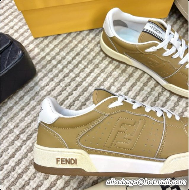 Pretty Style Fendi Match Sneakers in Calfskin F091769 Brown 2026