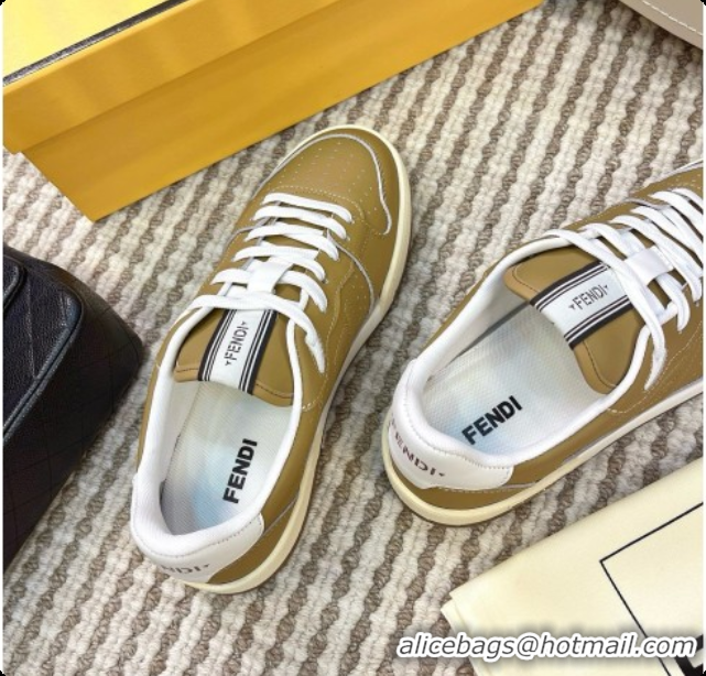 Pretty Style Fendi Match Sneakers in Calfskin F091769 Brown 2026