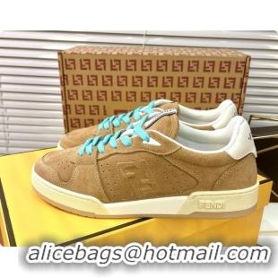Best Product Fendi Match Sneakers in Suede F091770 Beige 2026