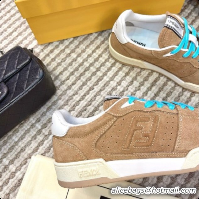 Best Product Fendi Match Sneakers in Suede F091770 Beige 2026