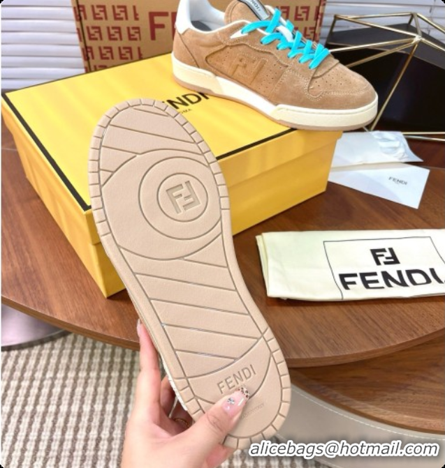 Best Product Fendi Match Sneakers in Suede F091770 Beige 2026