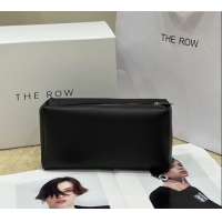 Top Quality The Row Squared Compact Clutch Bag in Nappa Leather 8858 Black 2026