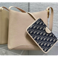 Affordable Price Dior Medium Dior Médaillon Bucket Bag in Beige Grained Calfskin 6072544 2026