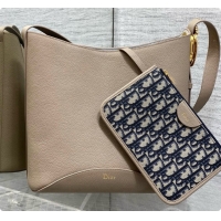 New Fashion Dior Medium Dior Médaillon Bucket Bag in Grey Grained Calfskin 6072550 2026