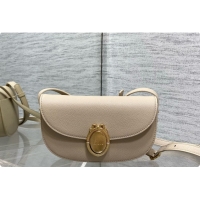 Grade Quality Dior Small Dior Médaillon Flap Bag in Beige Grained Calfskin 6072565 2026