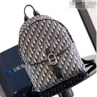 AAAAA Dior Jett Zipped Backpack in Dior Oblique Jacquard Black 6090246 2026