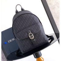 Super Quality Dior Jett Zipped Backpack in Dior Oblique Jacquard Black 6090247 2026