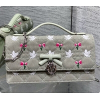 Best Price Dior Dioramour My Dior Mini Bag in Denim Embroidered with Multicolor Doves & Roses Motif D090301 2026