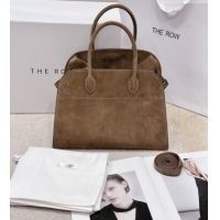 Grade Inexpensive The Row Margaux 10 Tote Bag in Suede 8818S Light Brown 2026