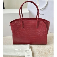 Classic Specials The Row Marlo 14 Bag in Samanta Crocodile Embossed Leather 8823 Red 2026
