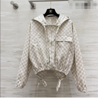 Cheap Wholesale Louis Vuitton Damier Jacket LV092901 White 2026
