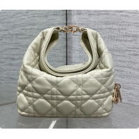Most Popular Dior Mini Dior Toujours Hobo Bag in Cannage Lambskin D090364 Light Green 2026