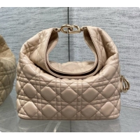 Discount Fashion Dior Small Dior Toujours Hobo Bag in Cannage Lambskin D090367 Beige 2026