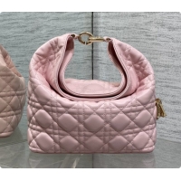 Cheap Dior Small Dior Toujours Hobo Bag in Cannage Lambskin D090392 Soft Pink 2026