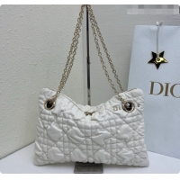 Buy Discount Dior Small Dior Milly-La-Forêt Bag in Black Puffy Macrocannage Calfskin D090408 White 2026