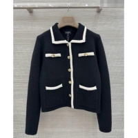 Spot Bulk Chanel Cashmere Cardigan CH092919 Black 2026