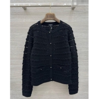 Low Cost Chanel Wool & Cashmere Cardigan and Vest CH092921 Black 2026