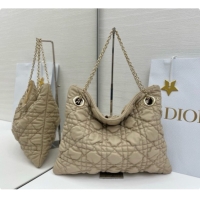 Pretty Style Dior Medium Dior Milly-La-Forêt Bag in Puffy Macrocannage Calfskin D090417 Beige 2026