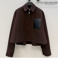 New Fashion Loewe Cotton Shirt L092848 Dark Brown 2026